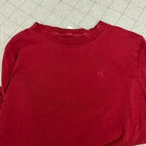 Calvin Klein women’s red long sleeve